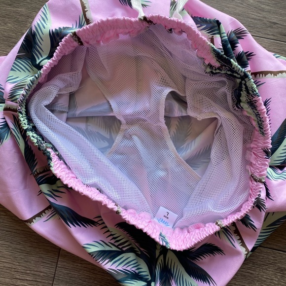 Iffei Tropical Pink Men Swim Trunks | Large - Picture 7 of 7